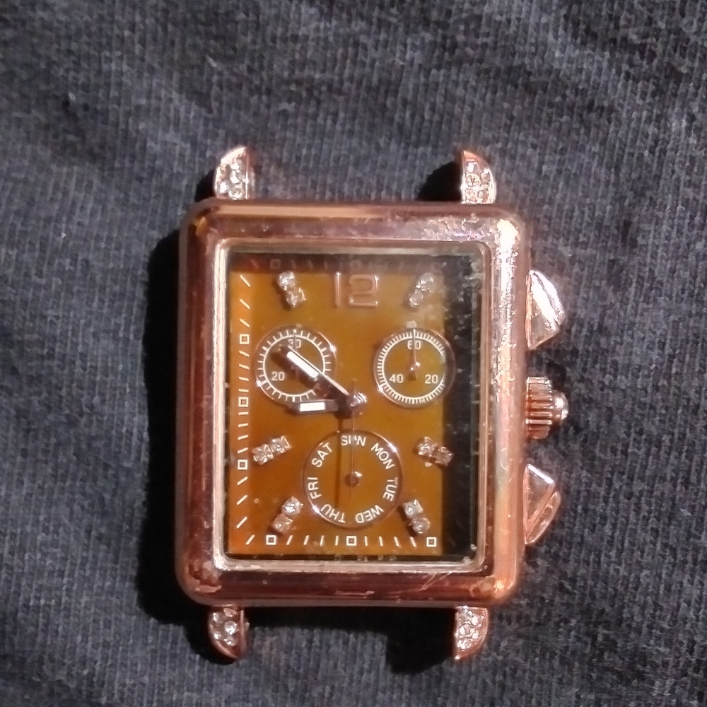 1 jewel stainless steel bezel face no band